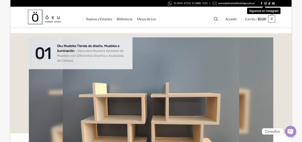 Paginas Web Zona Sur 009 Inicio Oku Muebles De Diseño Zona Sur Www.okumueblesdesign.com.ar